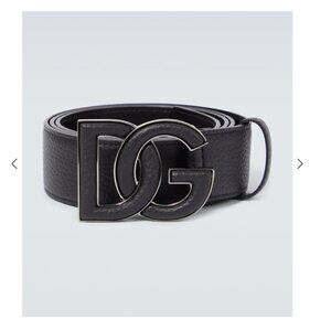 Dolce&Gabbana DG leather belt